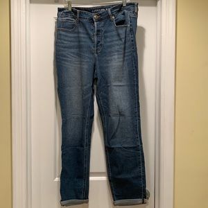 AE Stretch Hi Rise Tomgirl Jeans